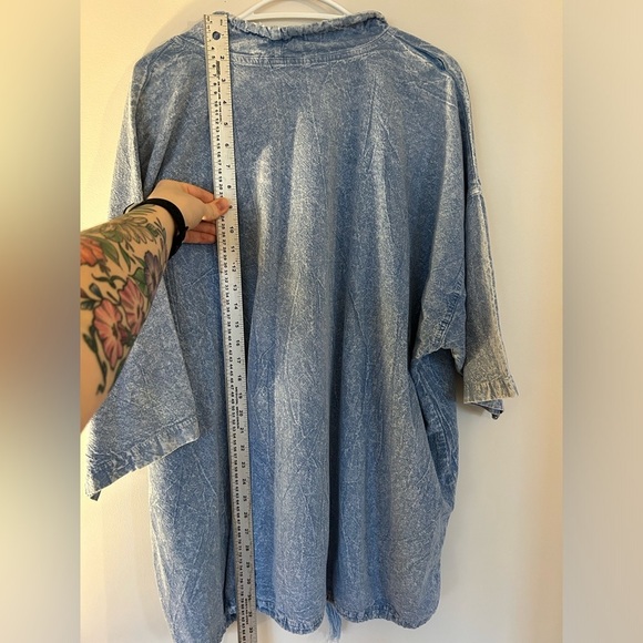 Vintage 1990s Honey Komb Ezze Wear Denim Sleeveless Jacket​ - Picture 10 of 11